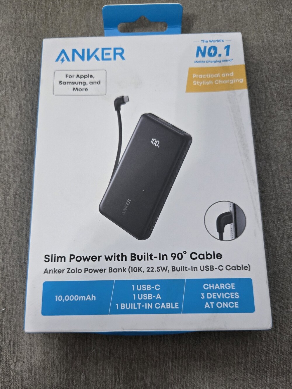 NIB Anker 10,000 mAh Portable Charger